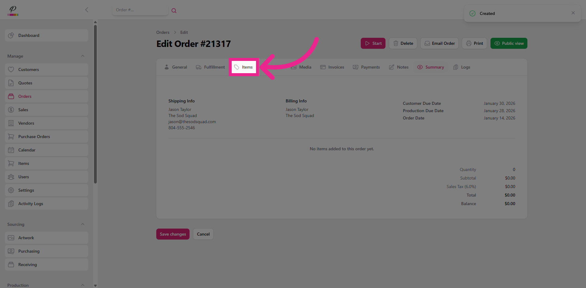 Step screenshot
