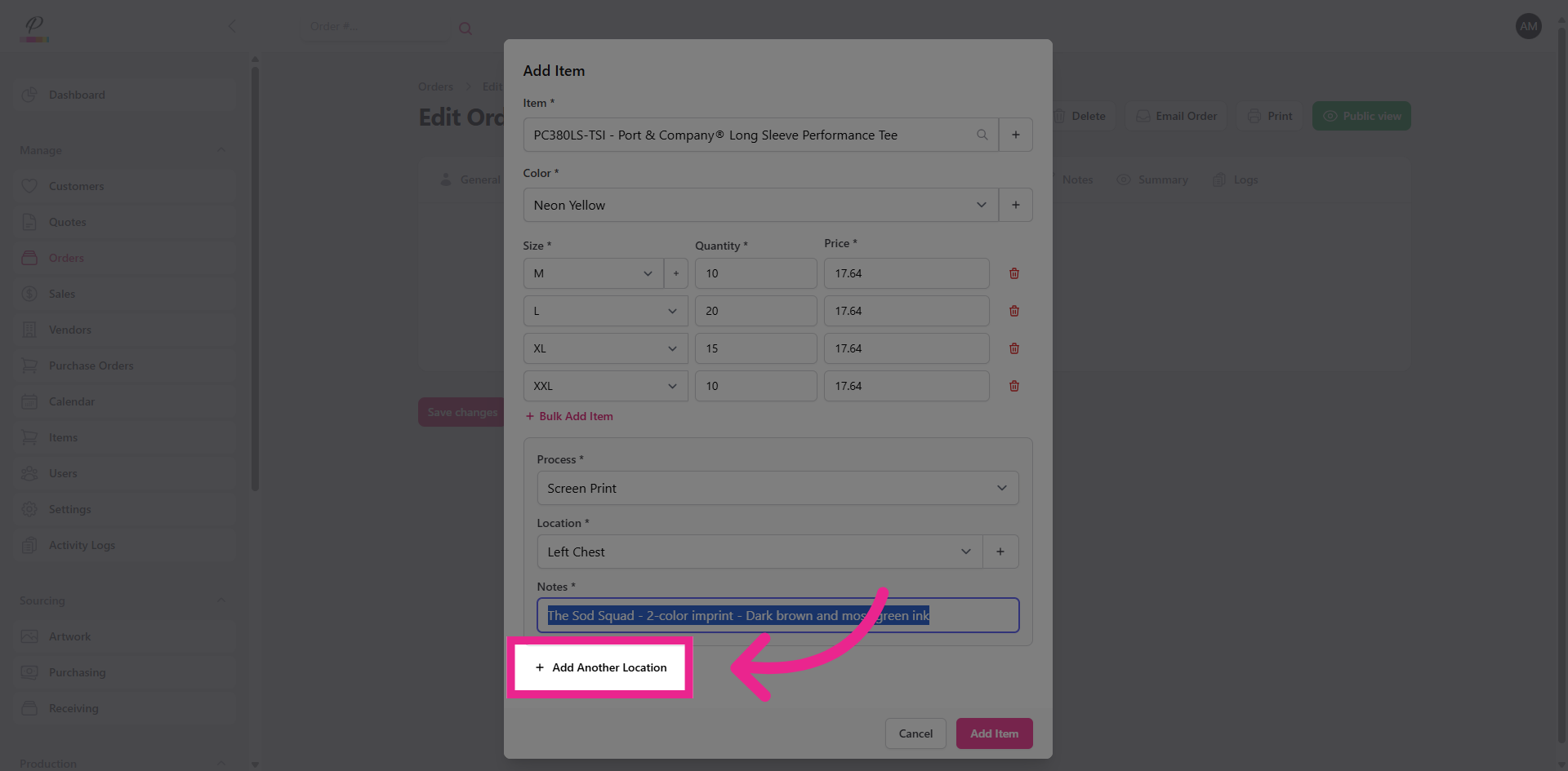Step screenshot