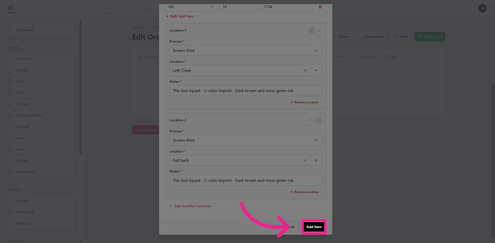Step screenshot