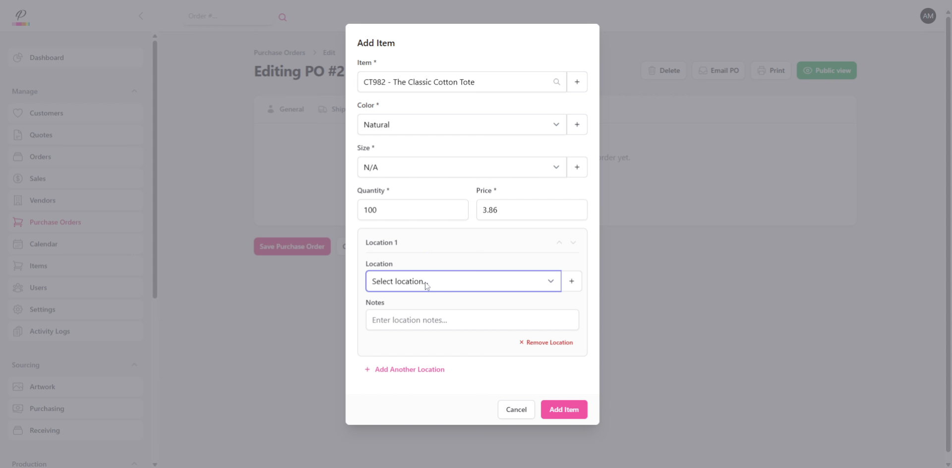 Step screenshot