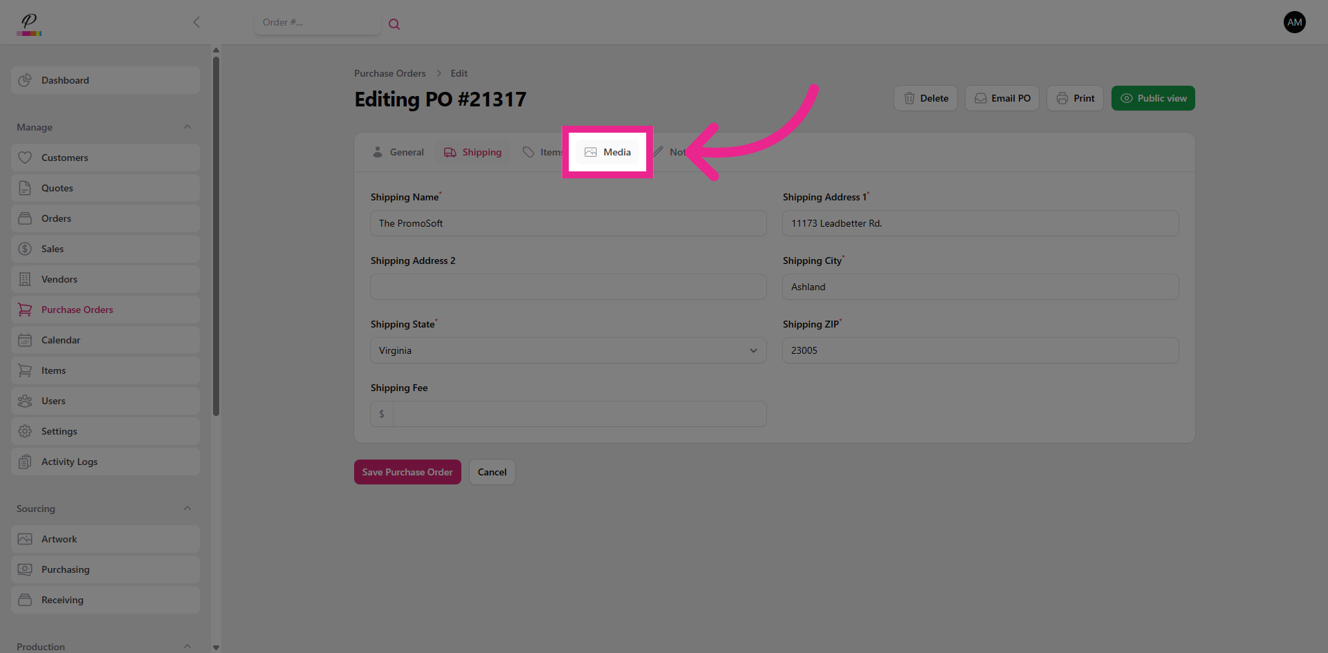 Step screenshot