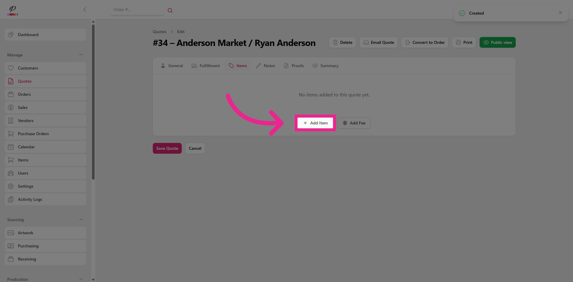 Step screenshot