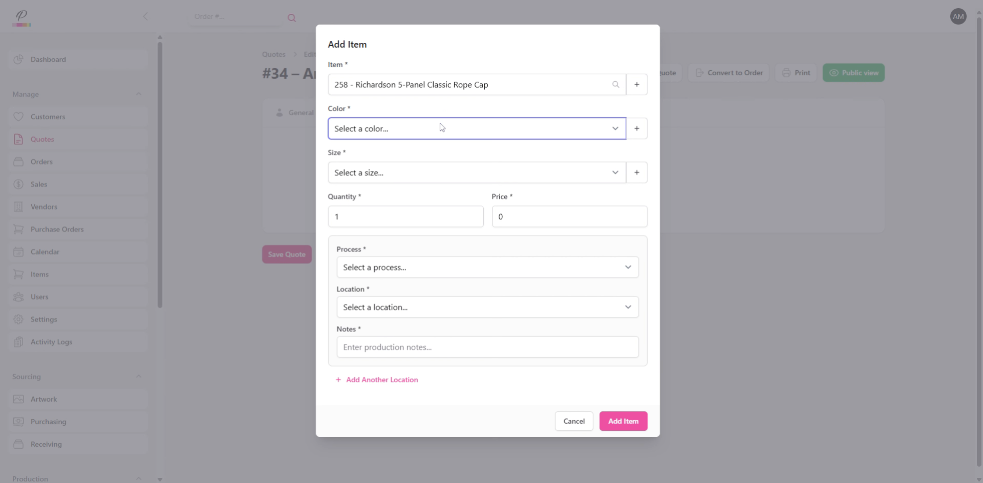 Step screenshot