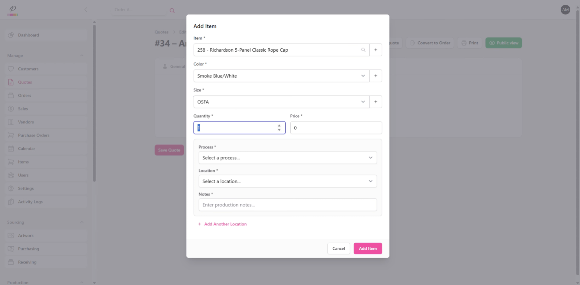 Step screenshot