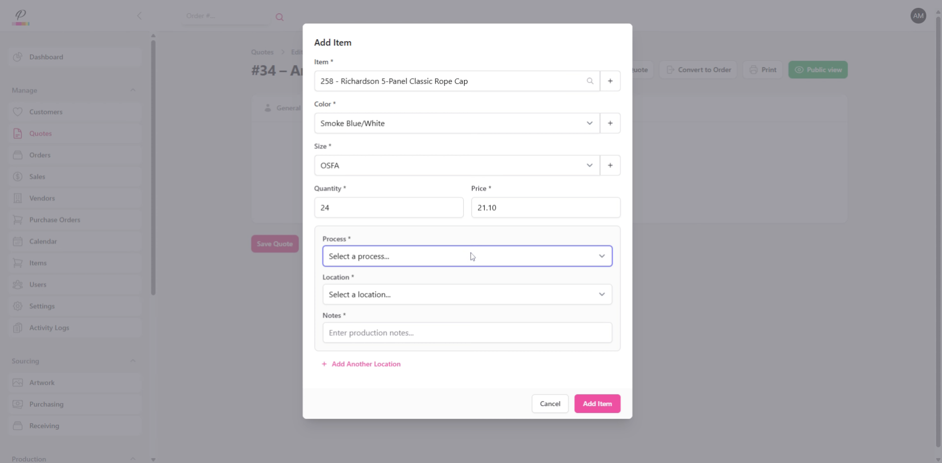 Step screenshot