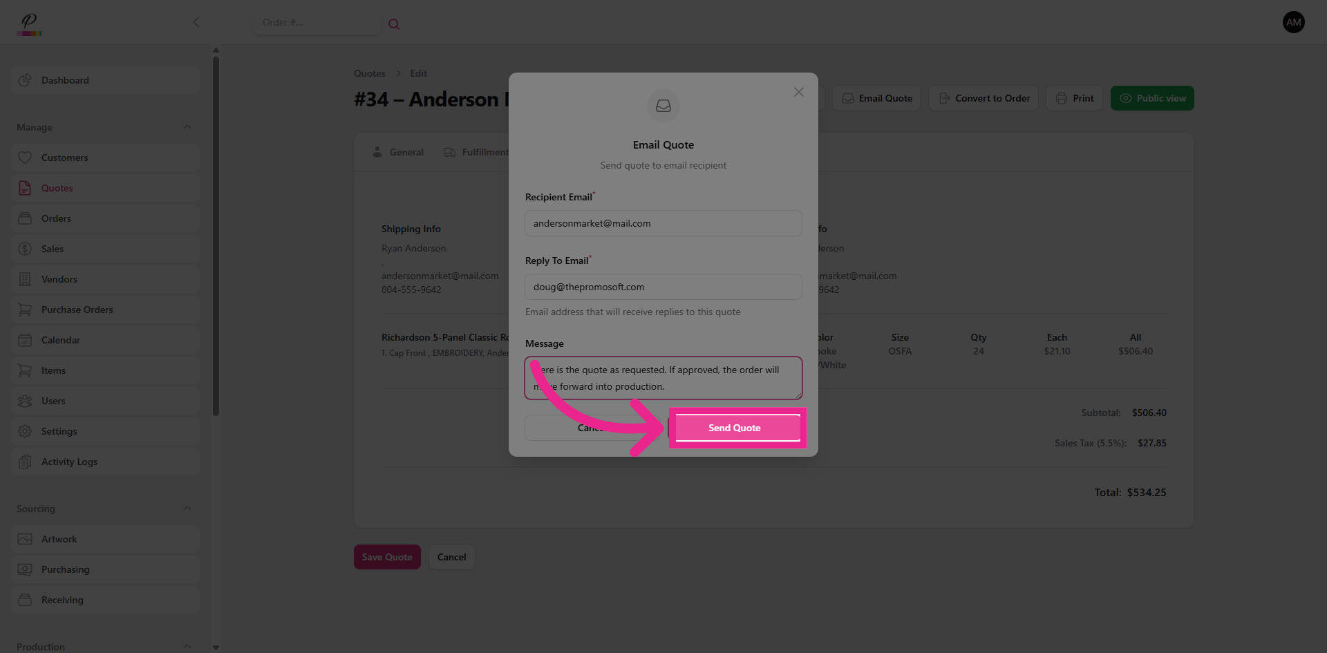 Step screenshot