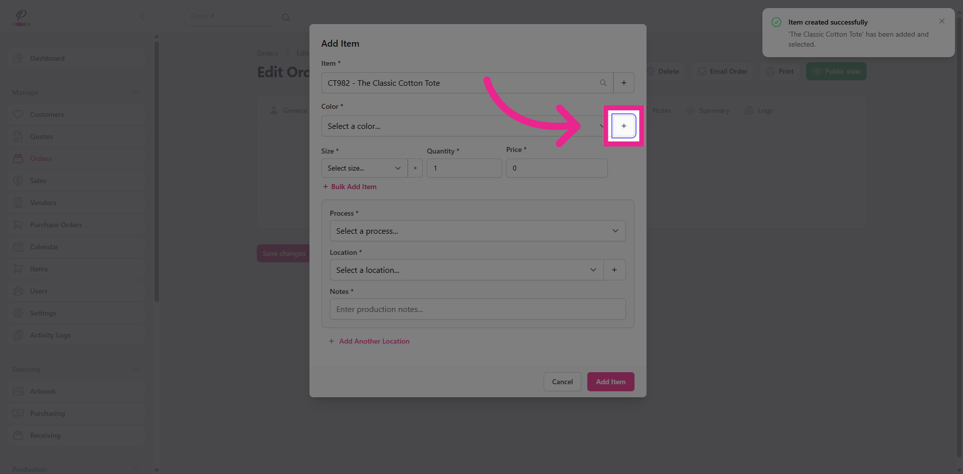Step screenshot