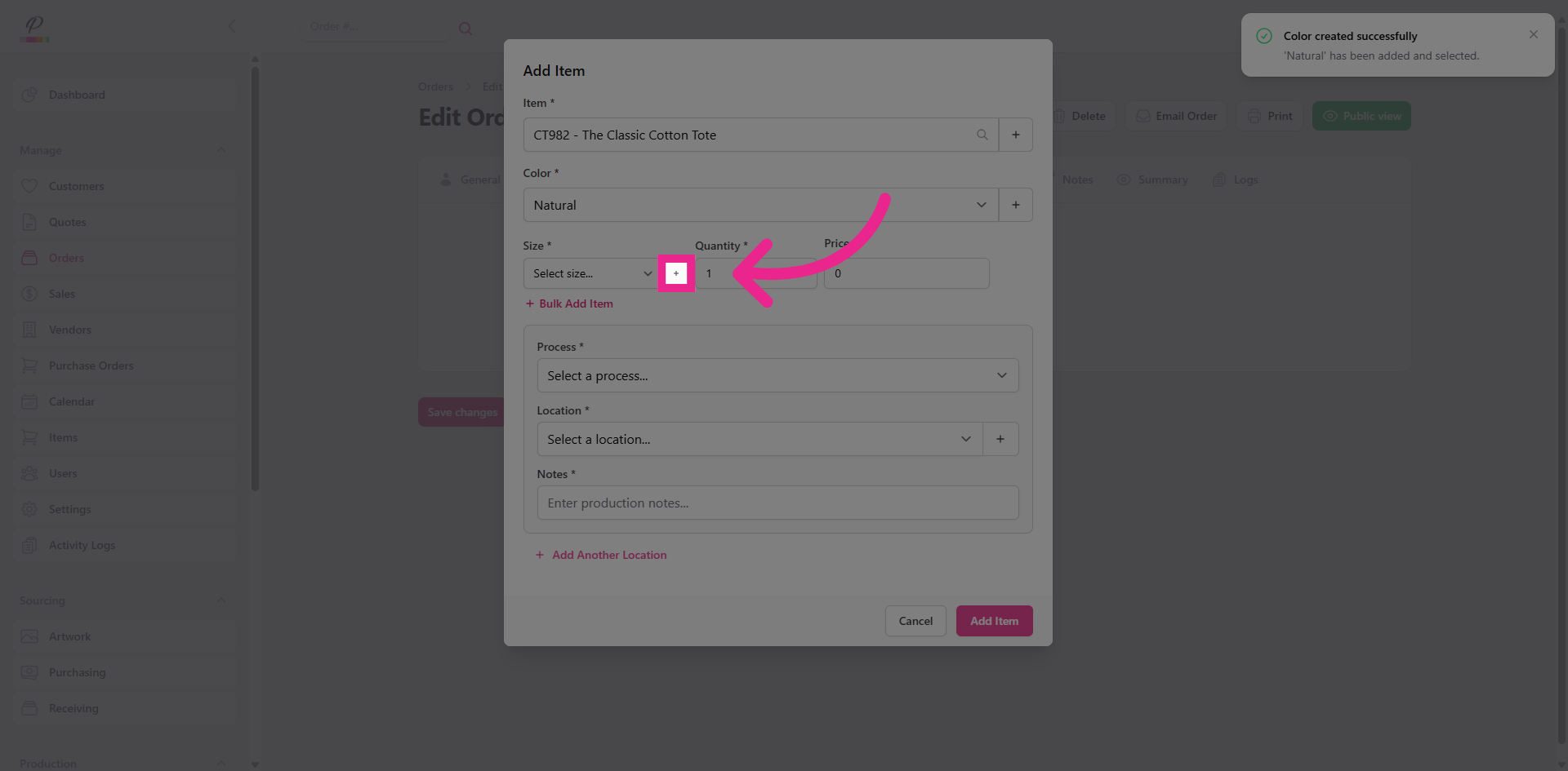 Step screenshot
