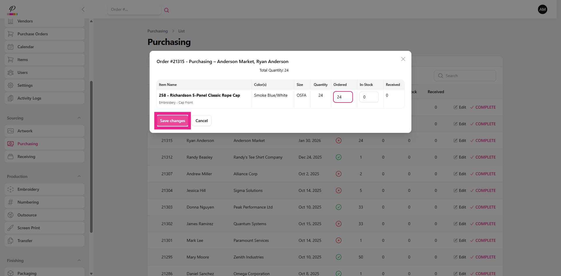 Step screenshot