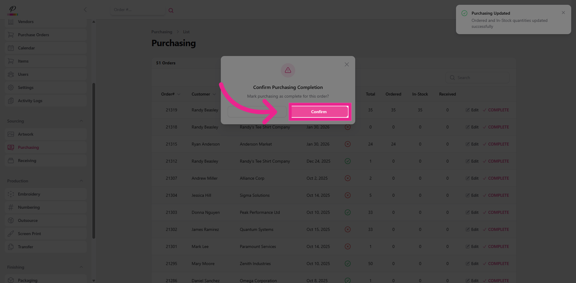Step screenshot