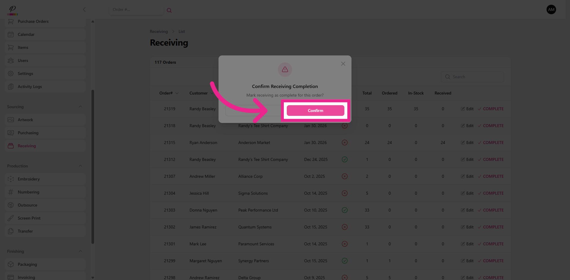 Step screenshot