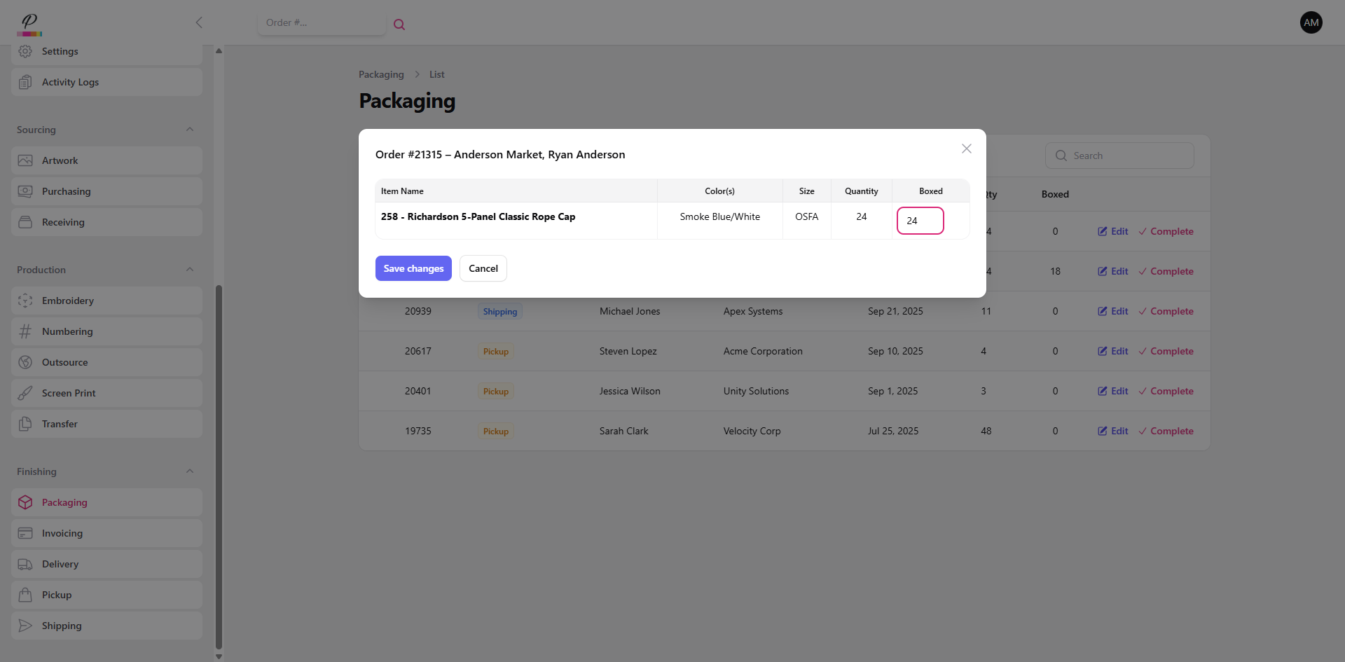 Step screenshot