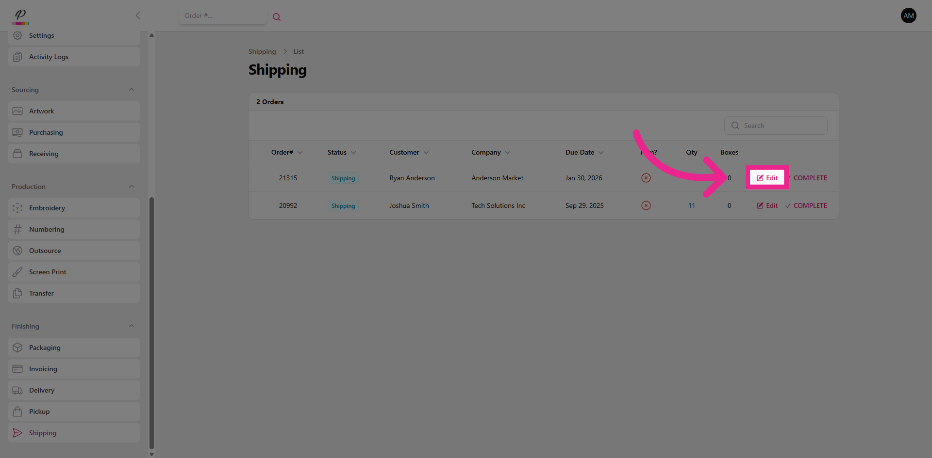 Step screenshot